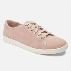 Vionic Brinley Casual Lace Up Pink Suede Sneakers Women's Size 9.5